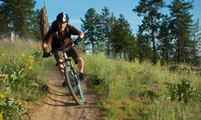 A fast spring run down Esmeralda Trail.