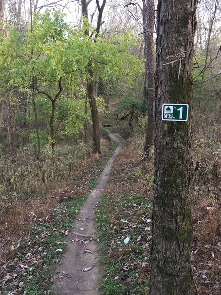 Trail signage in Capitol View Park