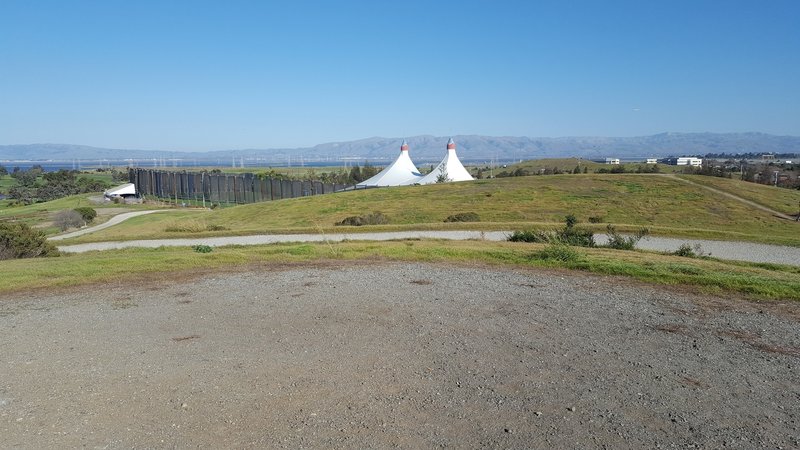 View over Shoreline Ampitheater.