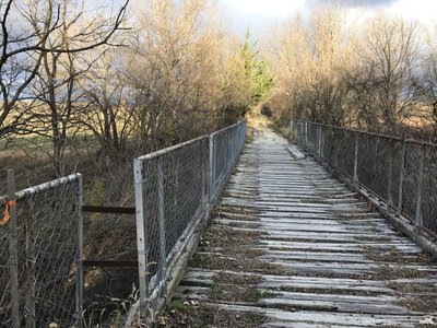 Some of the bridges still have their old decking and look awesome!