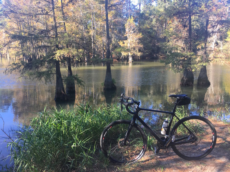 Sightseeing along the trail.