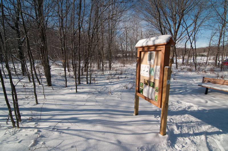 Kiosk near the Offiled Quick Rd parking area