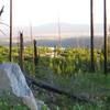 Overlooking the valley and lakes