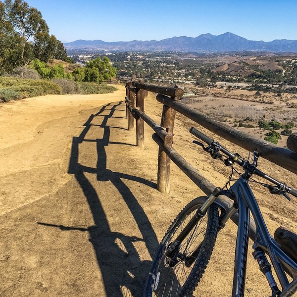 The northern section of the trail is "neighborhoody" and not real hard, but scenic nonetheless.