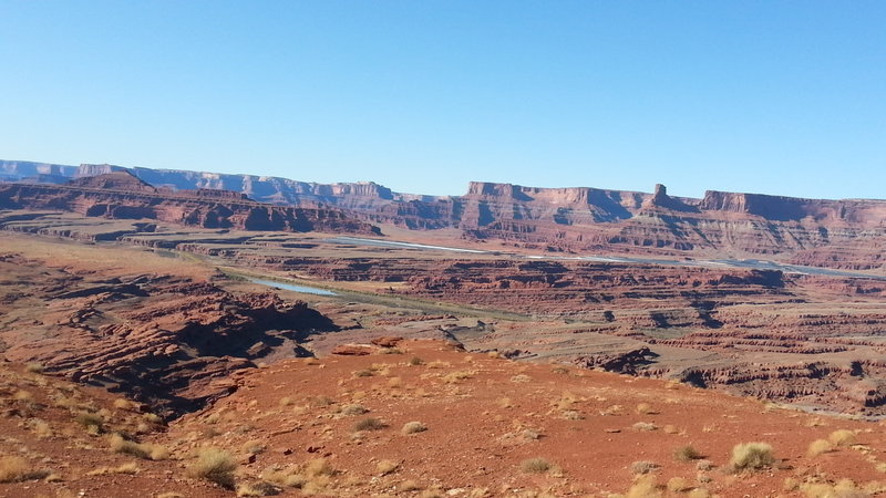 Pot Ash and Dead Horse Point from Hurrah Pass