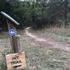 The junction of the Interpretive Trail with the Twin Lakes Trail