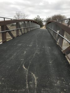 Fantastic bridge across highway 75!