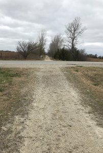 Use caution when crossing this road and all the upcoming roads.  There was a lot more traffic as I continued East.