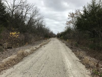 Google Maps shows this is the end of the trail...not true!  There is currently construction on 5 bridges to the East of this location and some of the tread is still soft, but it is totally rideable!