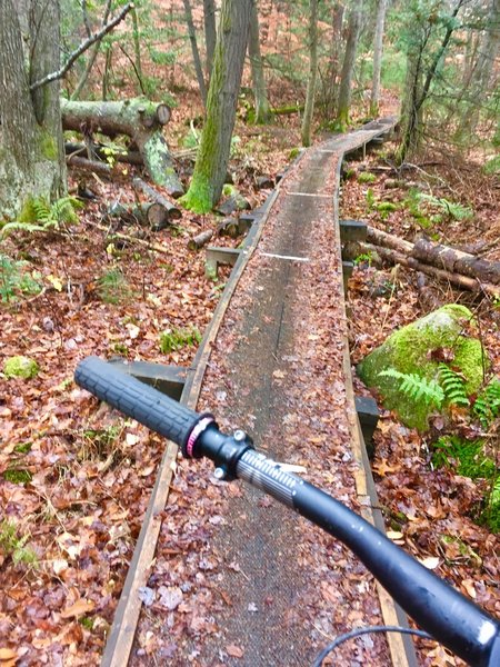 Cool wooden bridge