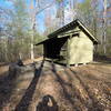 Little Crease Shelter. 4 bunks and has a spring nearby.