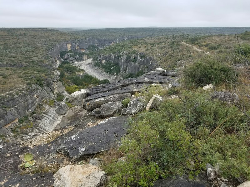 Looking east toward Presta Canyon.