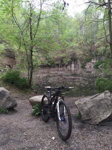 Stopped at the quarry along Don't take it for Granite