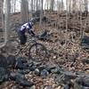 Although it's mostly hardpack dirt at Patapsco Valley State Park, you'll find plenty of rocky bits to challenge your skills.