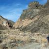 Mountain bikers coming out of the narrower sections of Black Canyon