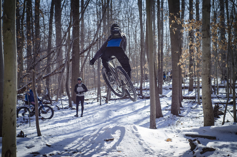 Ron getting some snowy air on Drugs.