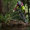 Why ride roots when you can leap over them? Taken on Eagle Scout at Galbraith Mountain.