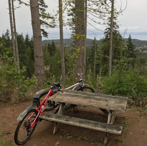 A beautiful view of Vancouver Island can be had from the OAT.