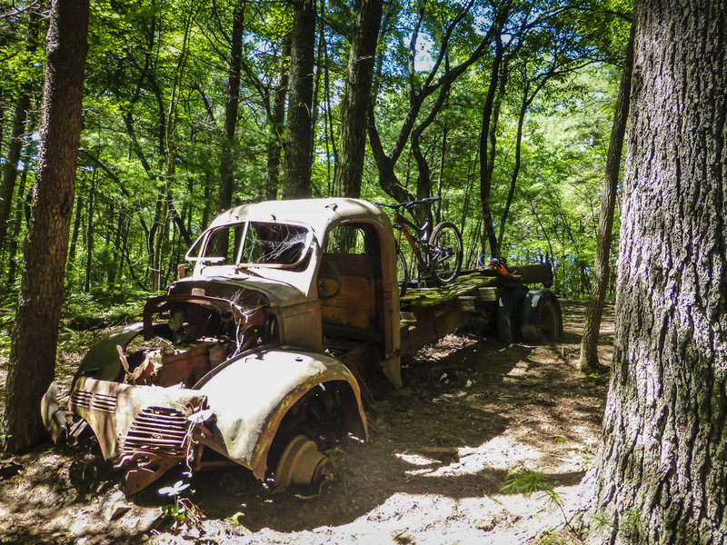 Don't try to shuttle to the top of bull mountain and end up like this guy...