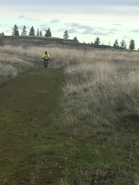 Doubletrack at the beginning of the Fishtrap Lake Loop.