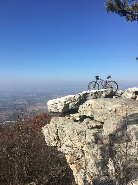 One of the overlooks on Bird Knob Trail.