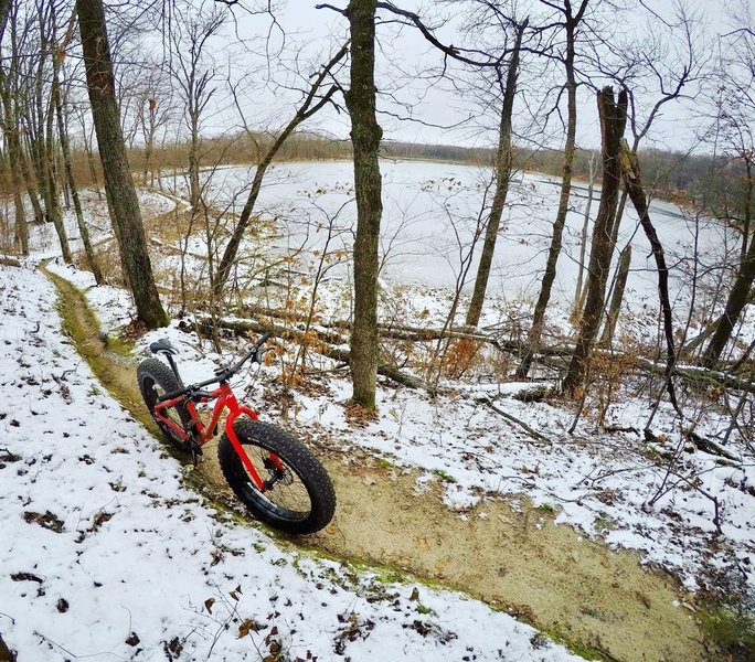 Early winter is the perfect time for a fat bike ride.