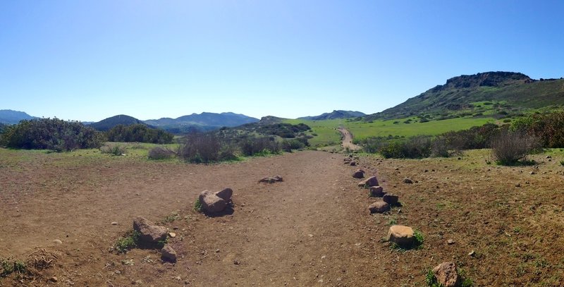 The long Mesa Trail offers a great way to ride amidst a gorgeous backdrop.