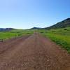 On the Mesa Trail, you can clearly see Lizard Rock straight ahead in the distance.