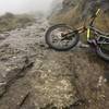 There's great rain riding to be had on the Oat Hill Mine Trail.