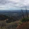 View down into the valley.