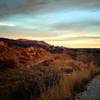 Sunrise over Red Rock Canyon.