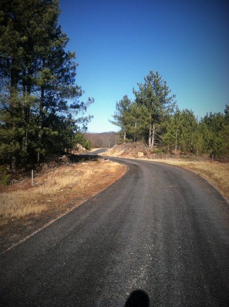 Corridor H Bike Path is perfectly paved and smooth-rolling.