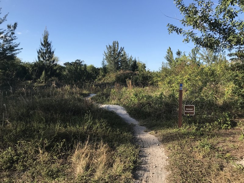 West Delray Trail entrance.