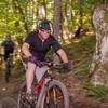 Riders enjoying a portion of Sugar Maple Trail, one of a handful trails that are available in the Flag Rock Area Trails System.