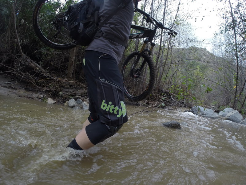 When it rains, the trail can become a bit wet in places.