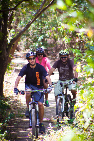 Out enjoying the Oropendula Jaguarundi Trail.