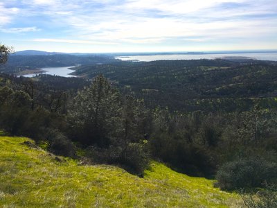The view of Lake Folsom is pretty phenomenal from the Mickey Mouse Connector climb.