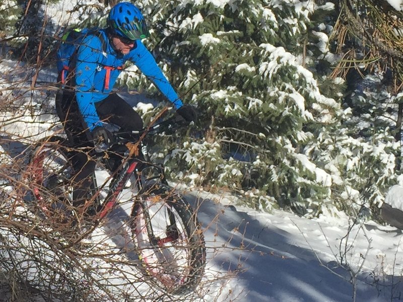 Lair O' the Bear can make for a fantastic fat-bike ride.