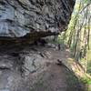 Alum Cave Rock Shelter is a must-see on the Alum Hollow Trail.