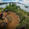 Swooping switchbacks with an ocean view make for an awesome ride!