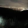 The nighttime view from the top of the hill can be beautiful. This was taken on the Velo Pasadena bike shop weekly ride before hitting El Prieto!