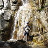 A waterfall on the Santa Ana River Trail ride. Next to fire road near Angelus Oaks.