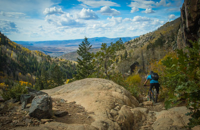 Fish Creek Trail at its finest. Some of Steamboats best backcountry gnar!