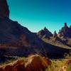 Some of the dramatic terrain at Kofa Queen Canyon.