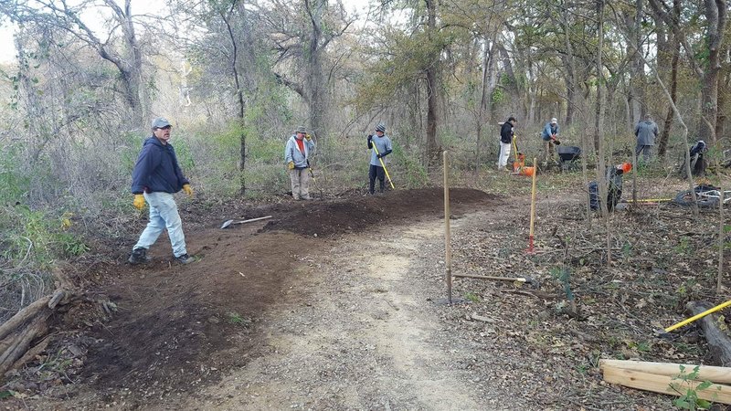 A trail crew ushers in a new piece of singletrack bliss.