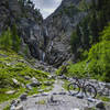 Ducanfall Waterfall waits right at the end of Ducanfall Spur.