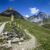 You could get lost out here (that's half the fun!), but the Swiss have erected really good trail markers so when you do decide you want to go back, the trail markers will get you there!