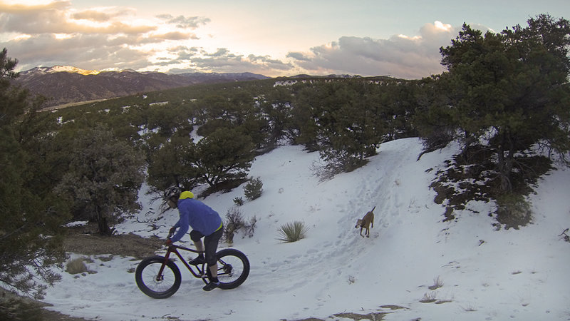 Little Rainbow makes for a great winter ride.