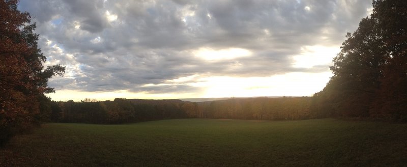 Enjoy great views along the northern edge of Yellow #1 in Hammond Hill State Forest.