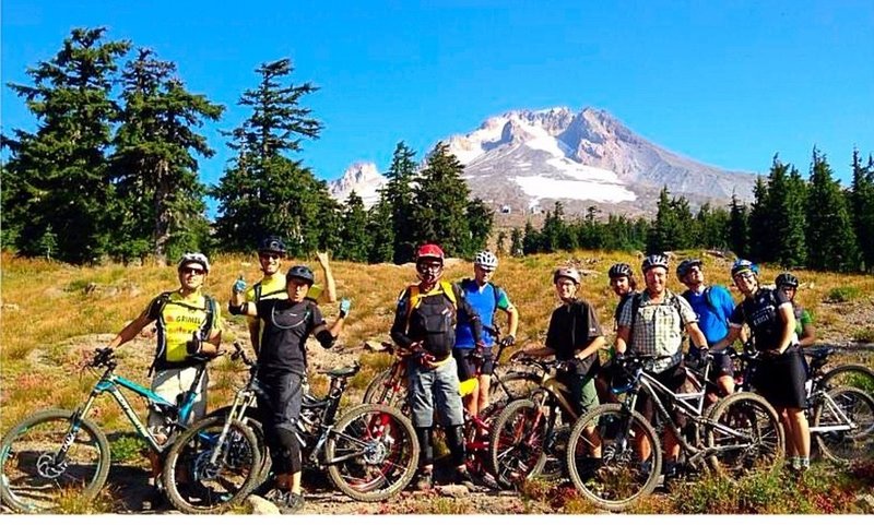 Northwest Trail Alliance board members enjoy a great ride on the Timberline to Town Trail.